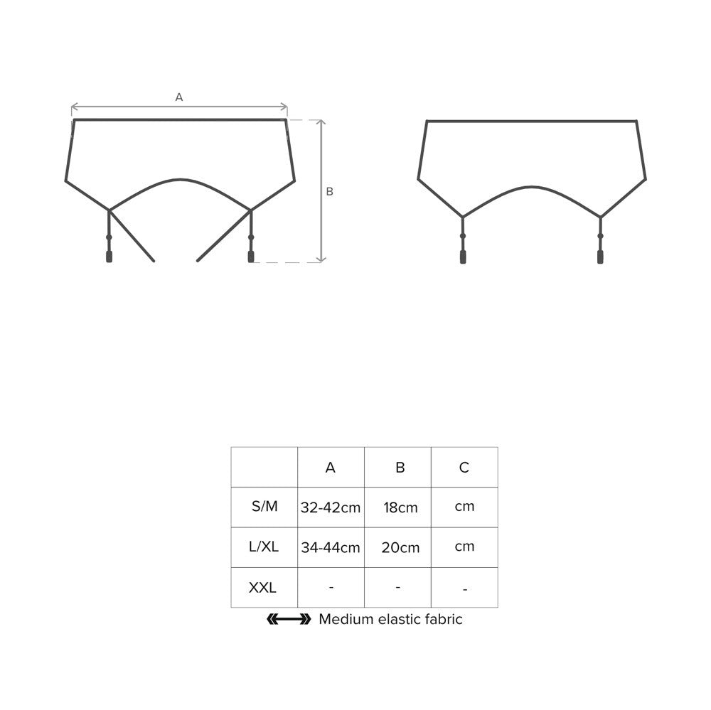 Porte-jarretelles Darkie - L/XL