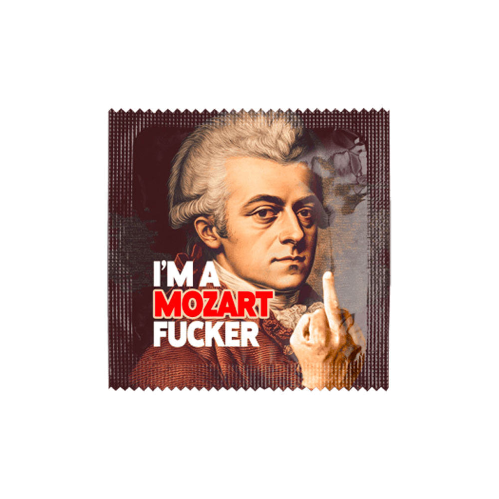 Préservatifs humoristiques - I'm a mozart fucker