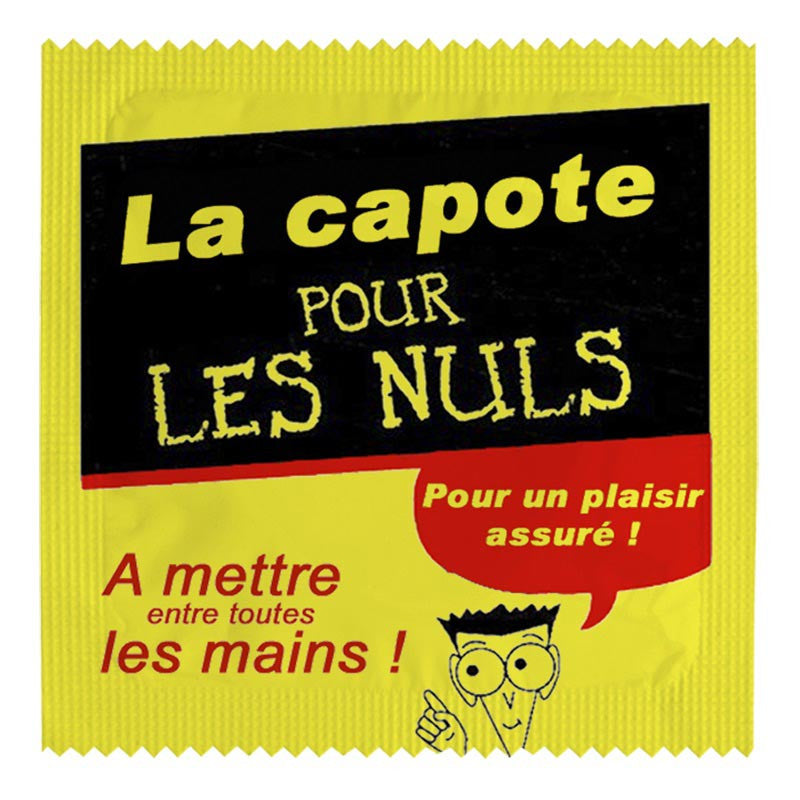 Préservatifs humoristiques - La capote pour les Nuls