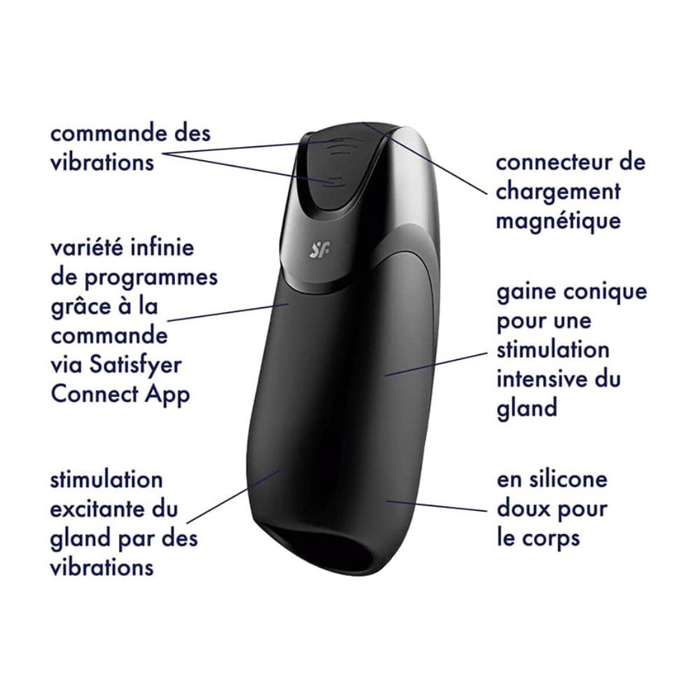 Masturbateur connecté Satisfyer Men Vibration +