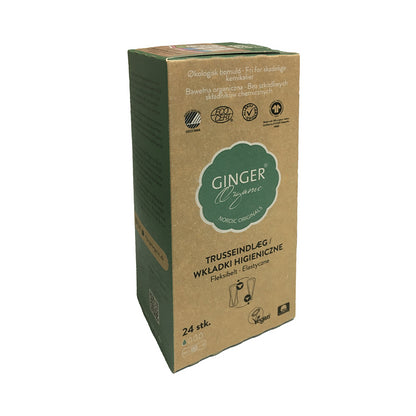 Serviettes hygiéniques vegan Ginger Organics