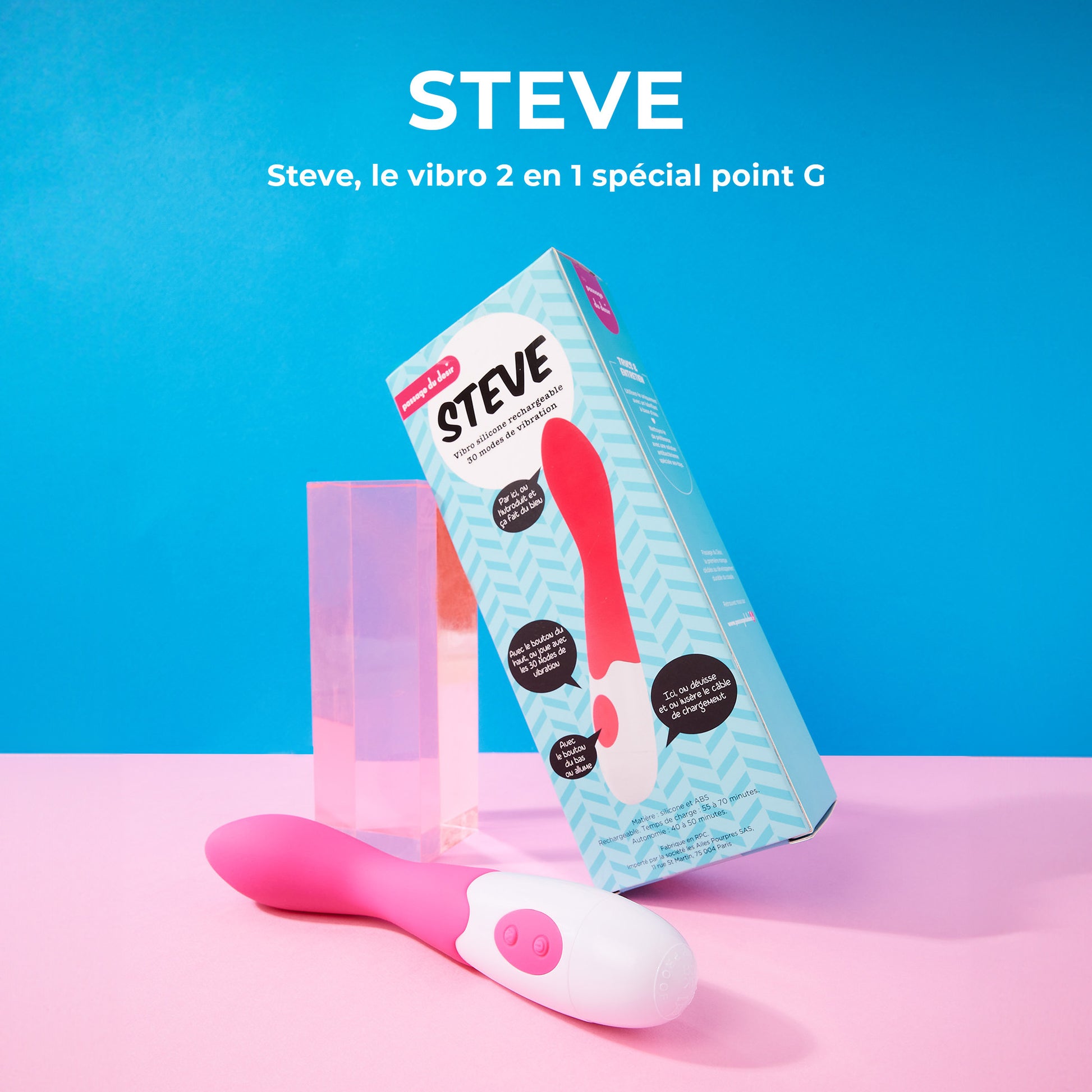 Steve vibro silicone Fabulous Toys