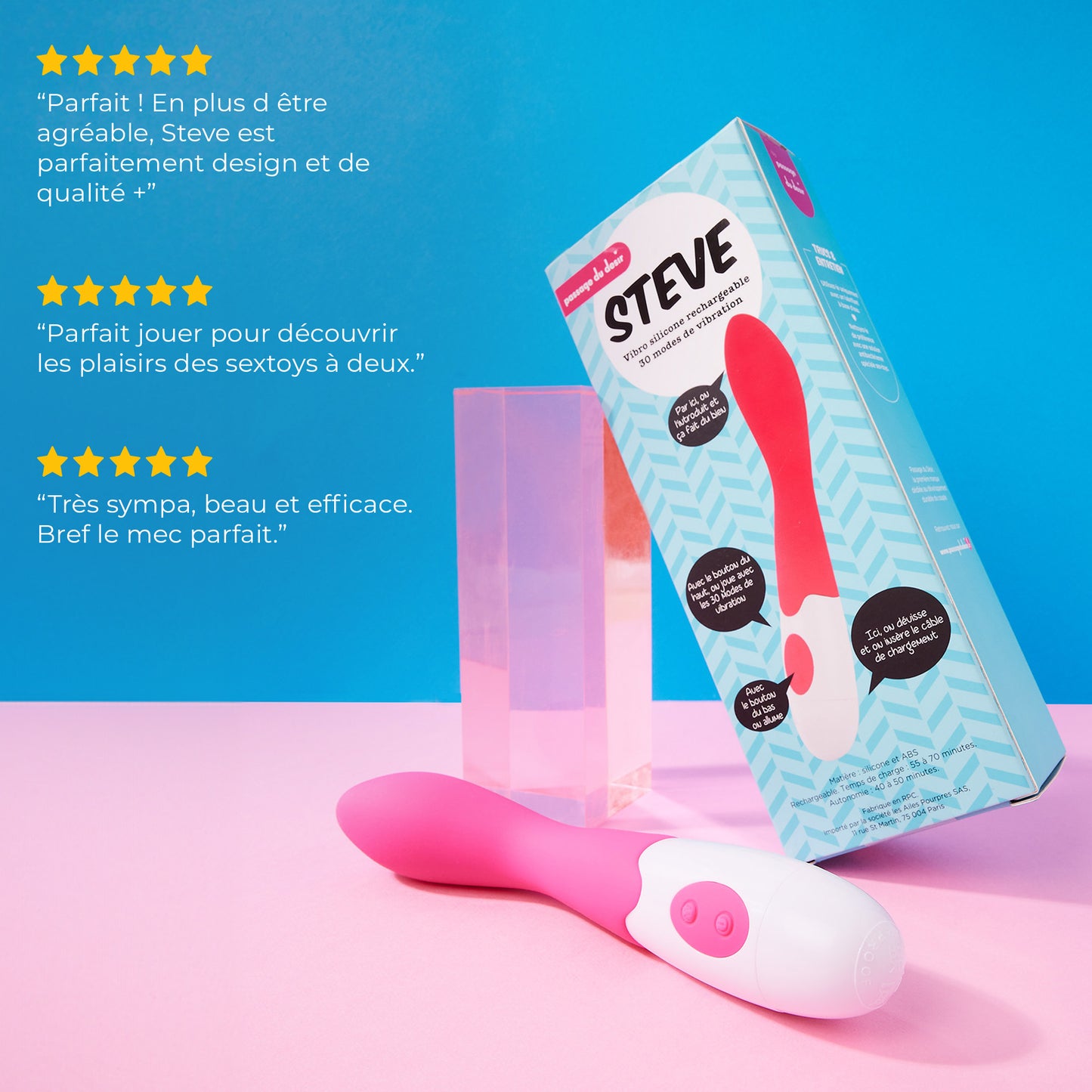 Steve vibro silicone Fabulous Toys - Steve vibro silicone WonderToys