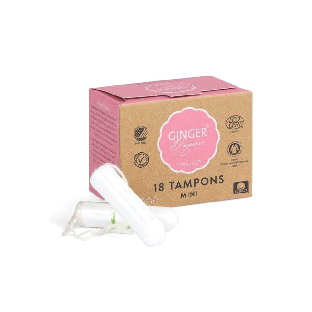 Tampons 100 % coton pur Ginger Organics - Mini