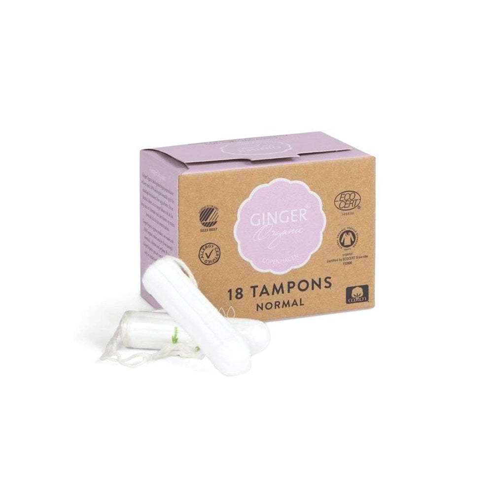 Tampons 100 % coton pur Ginger Organics - Normal