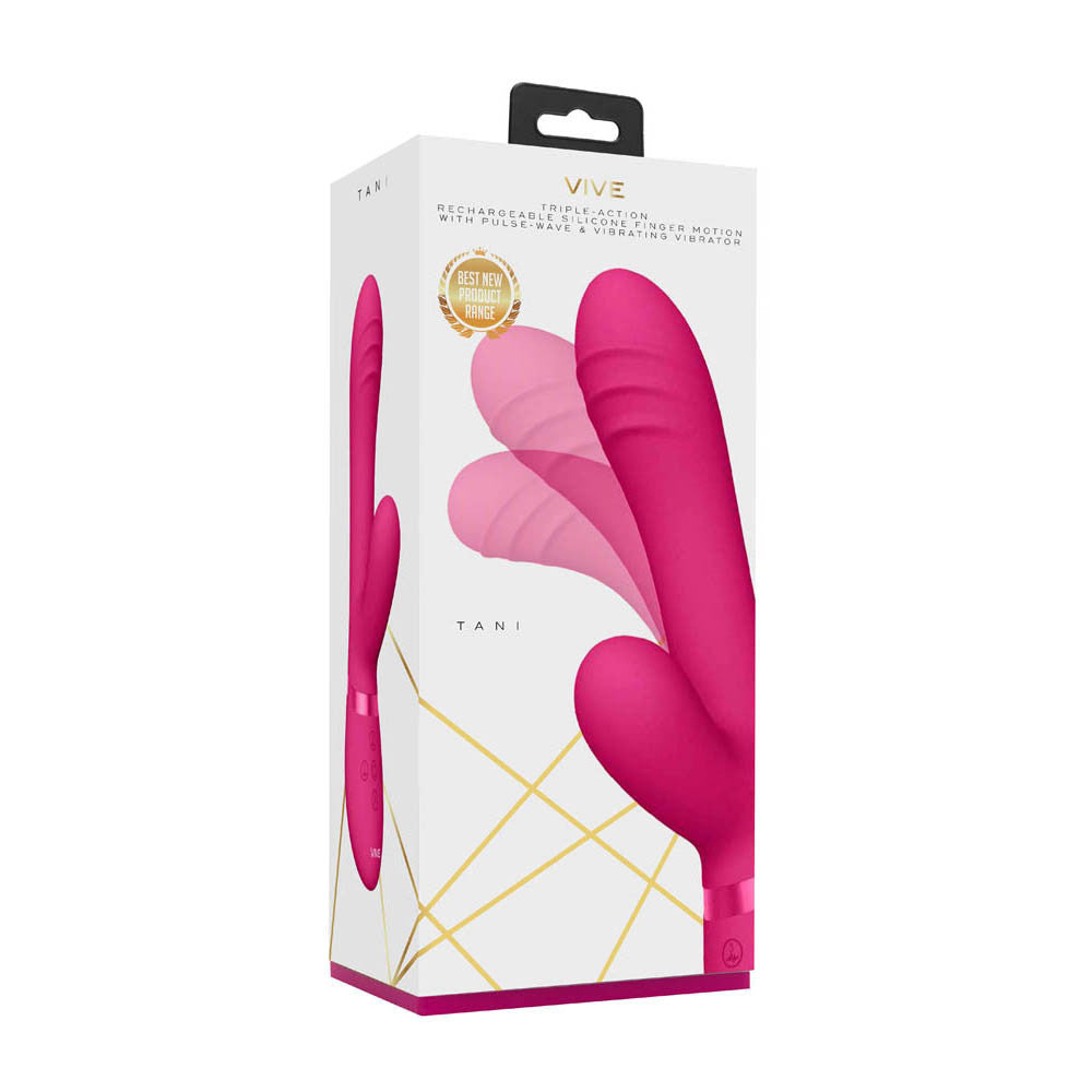 Tani de Vive rabbit doigté triple stimulation - Rose