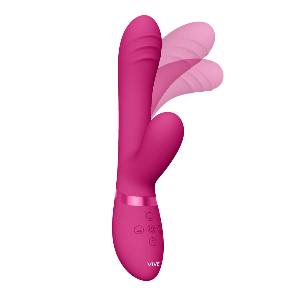 Tani de Vive rabbit doigté triple stimulation - Rose