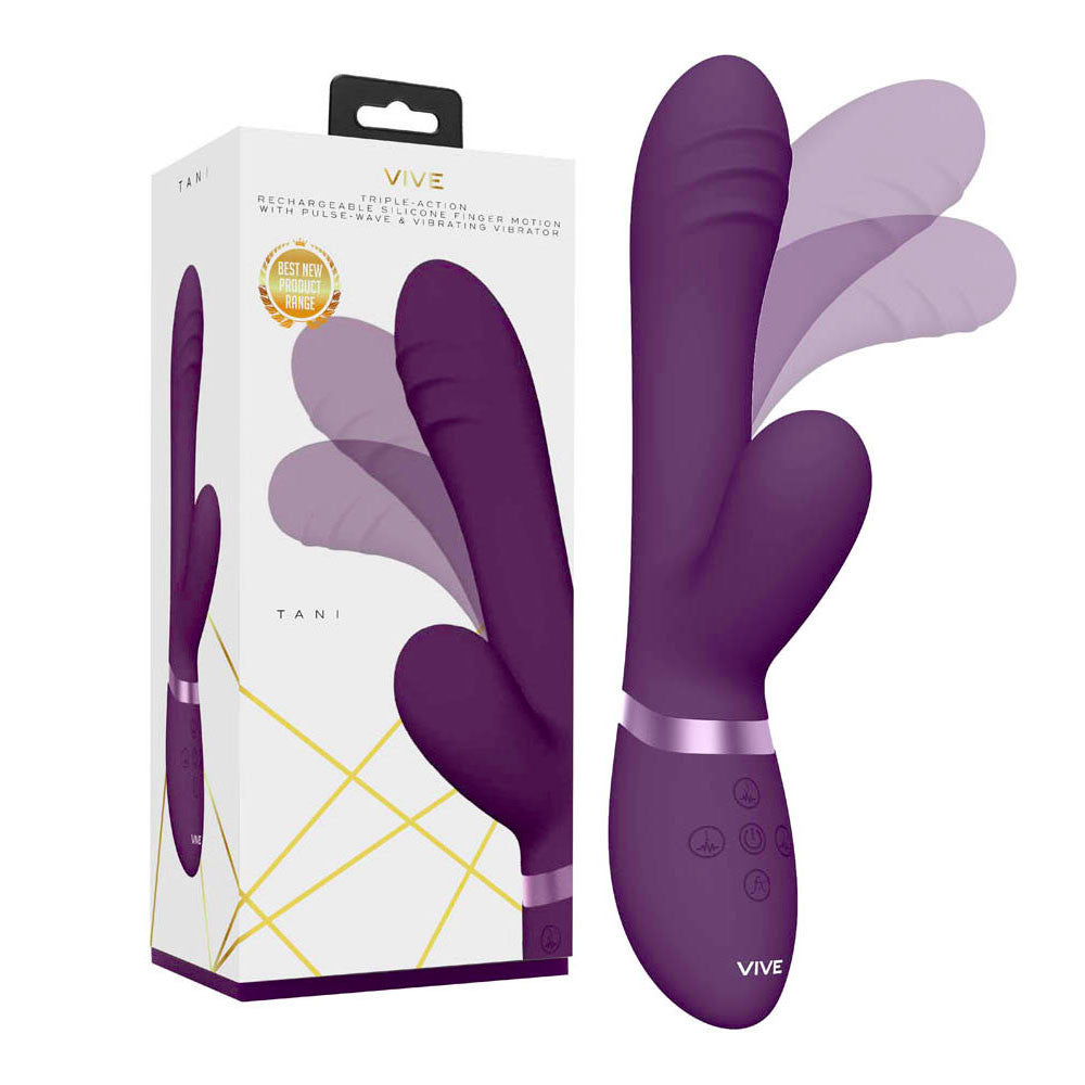 Tani de Vive rabbit doigté triple stimulation - Violet