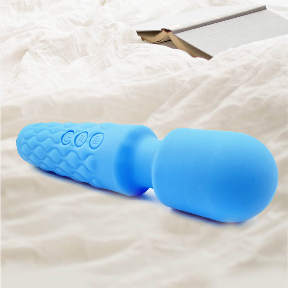 Thor Mini Wand Silicone - Bleu