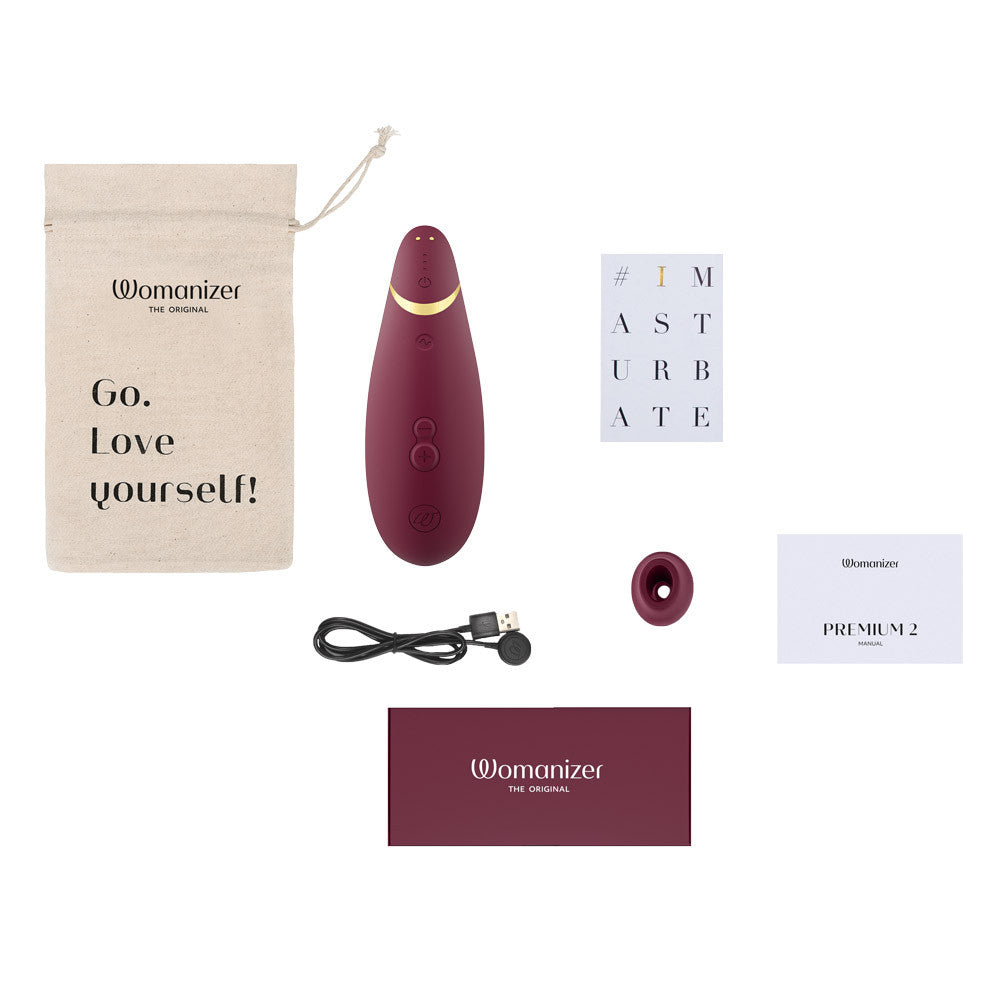 Womanizer Premium 2 - Bordeaux