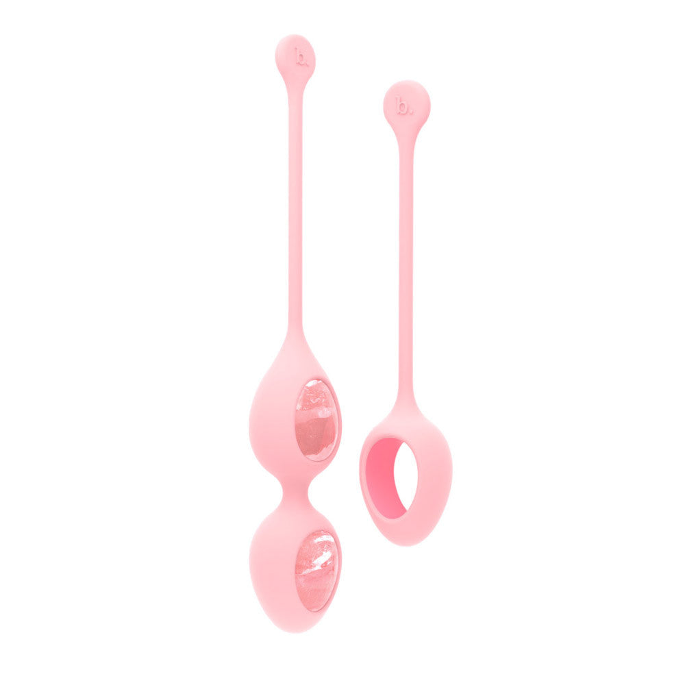 Yonii de Biird boules de kegel en quartz rose