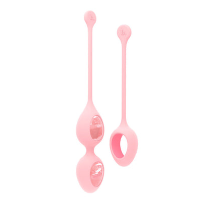 Yonii de Biird boules de kegel en quartz rose